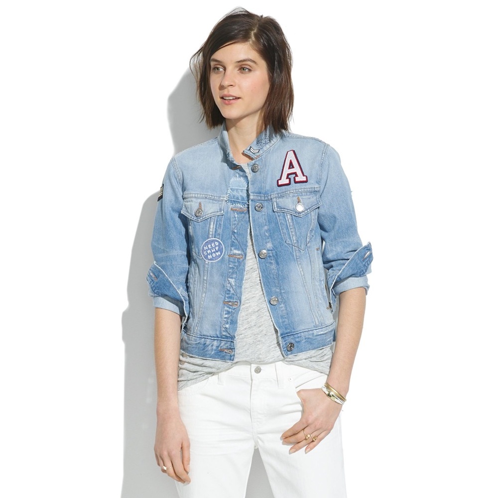 Madewell The Jean Jacket: Patchwork Edition